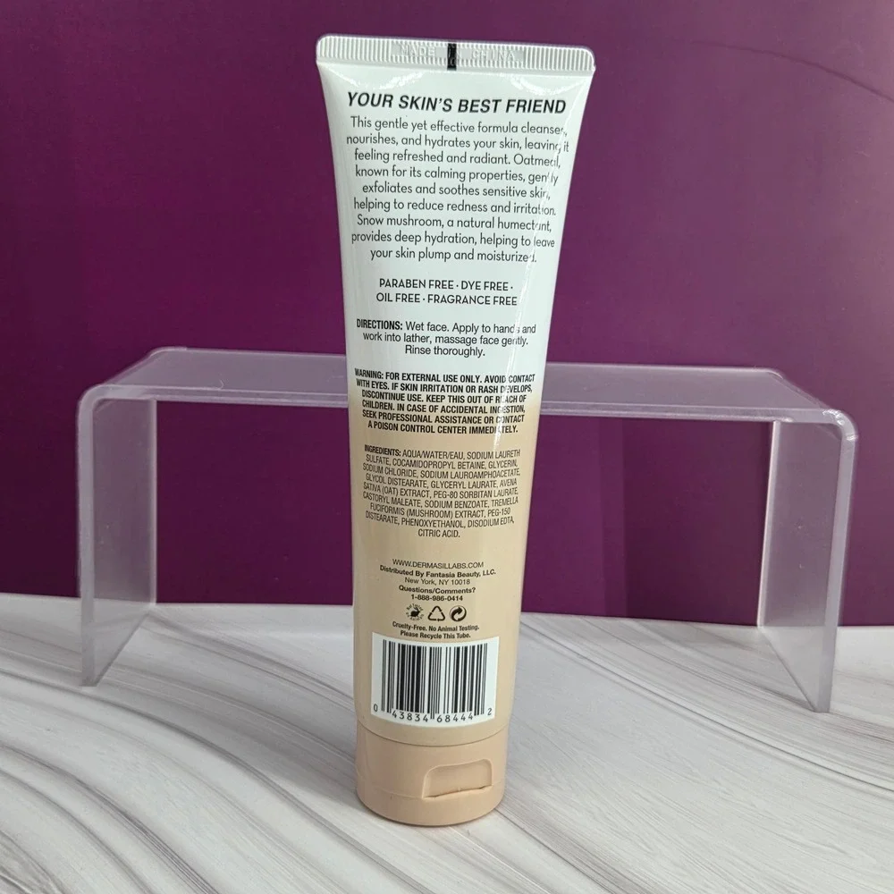 Dermasil Skincare Set Unisex 4pc Acne Cleanser Oatmeal Scrub Night Cream New